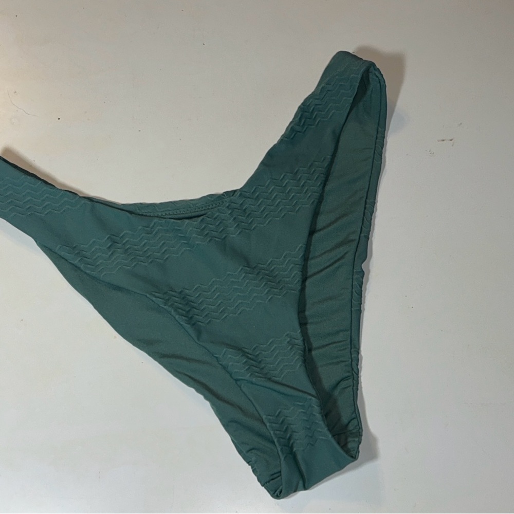 Aerie Green high-leg cheeky Bikini Bottom
